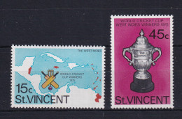 St Vincent: 1976   West Indian Victory In World Cup Cricket     MNH - St.Vincent (...-1979)