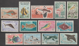 COTE DES SOMALIS - 1959+1960 - ANNEES COMPLETES AVEC POSTE AERIENNE YVERT N°292/303+A28 ** MNH - COTE = 100 EUR. - Ongebruikt