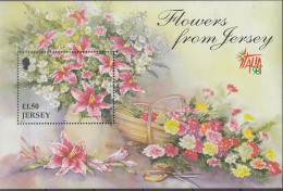 Jersey 1998. Flowers. Bloc. Michel 20. MNH(**) - Jersey