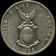 LaZooRo: Philippines 10 Centavos 1938 XF - Silver - Filipinas