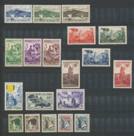 Colonies Françaises COMORES N°1 à 14 + Taxes N°1 à 5 N**/N* Cote 117,75€ N3506 - Unused Stamps
