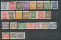 Colonies Françaises Côte Des SOMALIS Taxes N°29 à 53 N**/N* C 76€ N3513 - Unused Stamps