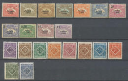 Colonies Françaises MADAGASCAR Taxes N°20 à 40 N**/N* C 49,75€ N3526 - Unused Stamps