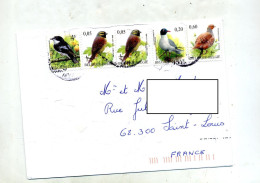 Lettre Cachet Sur Oiseau - Brieven En Documenten