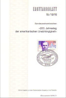 Germany 200th USA Independence FDC Cover ( A80 920b) - Unabhängigkeit USA