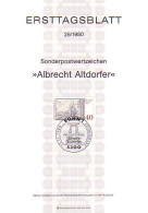 Germany Albrecht Altdorfer FDC Cover ( A80 912) - Engravings