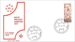 Malta Tailleur De Pierre Stone Cutter Mining FDC Cover ( A80 824) - Minerali