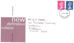 Machin 22 OCT 1980 23p 22p On North Devon FDC Cover ( A80 743) - Escocia