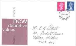 Machin 22 OCT 1980 23p 22p On Hounslow Middx FDC Cover ( A80 744) - Schotland