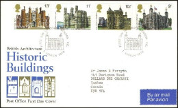 Historic Buildings FDC Cover ( A80 636) - Castelli