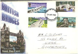 29 April 1968 Bridges Ponts First Day Cover ( A80 594) - Ponti