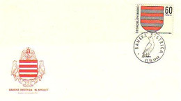 Tcheco Coat Of Arms Armoiries Banska Bystrica FDC Cover ( A80 565) - Briefe U. Dokumente