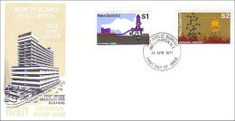 New Zealand Energie Geothermal Power FDC Cover ( A80 209) - Volcanes