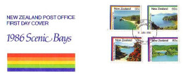 New Zealand Scenic Bays Baies Criques FDC Cover ( A80 145b) - Sonstige & Ohne Zuordnung