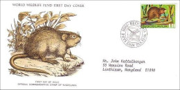 Yougoslavie Rongeur Ondatra Rodent WWF FDC Cover ( A80 99) - Rodents