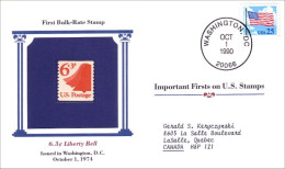 First US Bulk-rate Stamps 1974 Cover MNH ** Neuf SC ( A81 936) - Covers & Documents