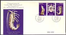 Tristan Da Cunha Bull Crawfish Taureau Langouste FDC ( A81 925) - Schaaldieren