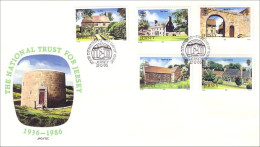 Jersey Monuments FDC ( A81 776b) - Monumenti