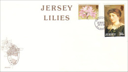 Jersey Lilies Lis FDC ( A81 774) - Jersey