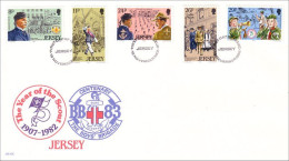 Jersey Scouts FDC ( A81 756a) - Jersey