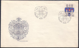 Tcheco Armoiries Kralupy Nad Vltavou Coat Of Arms FDC ( A81 603) - Enveloppes
