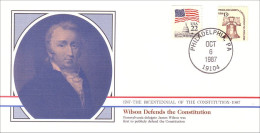 American Constitution Wilson Defends Constitution Oct 6 1787 Cover ( A82 73) - Independecia USA