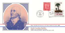 American Constitution South Carolina Ratifies May 23 1788 Cover ( A82 37) - Indipendenza Stati Uniti