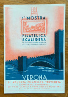 VERONA -1 MOSTRA FILATELICA SCALIGERA  - 6 ADUNATA FILATELICA TRIVENETA  - MARZO 1935 - XIII - Manifestations