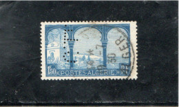 ALGERIE    1927-30  Y.T. N° 83  Oblitéré  Perforé  Frais De Gestion Compris - Usados