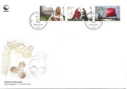 Norway 2014 Tourism: The Norwegian Vikings  Mi 1844 - 1846 FDC - Briefe U. Dokumente