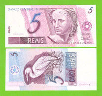 BRAZIL 5 REAIS 1997/2011  P-244Ai UNC - Brasil