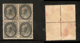 CANADA   Scott # 74 USED BLOCK Of 4 (CONDITION AS PER SCAN) (CAN-204) - Blocs-feuillets