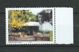 French Polynesia / Polynésie Française 2002 Inauguration Of James Norman Hall House, Museum.Architecture.Building. MNH** - Storia Postale