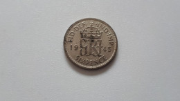 ROYAUME-UNI GEORGE VI 6 SIXPENCE 1945 SILVER ARGENT ZILVER PLATA SILBER ARGENTO - H. 6 Pence