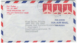 APO Cover Usa Vietnam War 1973 Press Mailroom 96620 17095 - Storia Postale