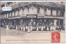PARIS XVII EME- MAGASINS D ALIMENTATION H. BARDOU- 3 RUE DEMOURS ET RUE GUERSANT - Distretto: 17