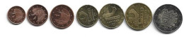 ANDORRA. EURO NEW CURRENCY. 7 Coins, Uncirculated - Andorra