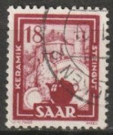 Saarland1949 MiNr.282  O Gestempelt Bilder Aus Industrie Und Handel, Landwirtschaft ( B937 ) - Oblitérés