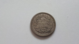 PAYS-BAS WILHELMINA 10 CENTS 1918 ZILVER/ARGENT/SILVER/SILBER/PLATA/ARGENTO COTES : 2€-5€-15€-35€ - 10 Centavos