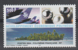 French Polynesia / Polynésie Française 2004 Economic Development.Airplane, Aviation, Forest. MNH** - Cartas & Documentos