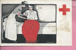 CARTE POSTALE TOMBOLA Au Profit De La Section GENEVOISE De La Croix Rouge 1918 - Croix-Rouge