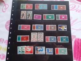 TIMBRES      EUROPA   ANNEE  COMPLETE   1963    COTE  123,00  EUROS  NEUFS  LUXE** - Années Complètes