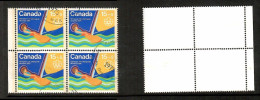 CANADA   Scott # B 6 USED BLOCK Of 4 (CONDITION AS PER SCAN) (CAN-211) - Hojas Bloque