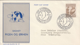 FDC - GROENLAND - N°57  (1969) "La Fillette Et L'aigle" - FDC