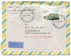 Cover Porto Alegre 1975 Crocodile - Storia Postale