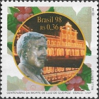 BRAZIL - DEATH ANNIVERSARY OF LUIZ VICENTE DE S. QUEIROZ (1849-1898), BRAZILIAN AGRONOMIST/LAND OWNER 1998 - MNH - Nuevos