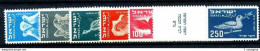 ISRAEL - PA 1 / 6 - Oiseaux - Neufs N* Avec Tab Sans Bandelette. - Airmail