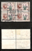 CANADA   Scott # 422 USED BLOCK Of 4 (CONDITION AS PER SCAN) (CAN-214) - Blocks & Sheetlets