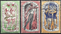 Czechoslovakia 1960 - Mi 1203/05 - YT 1086/88 ( 2nd Spartakiada ) - Used Stamps
