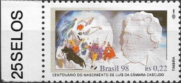 BRAZIL - BIRTH CENTENARY OF LUÍS DA CÂMARA CASCUDO (1898-1986), BRAZILIAN WRITER 1998 - MNH - Nuevos